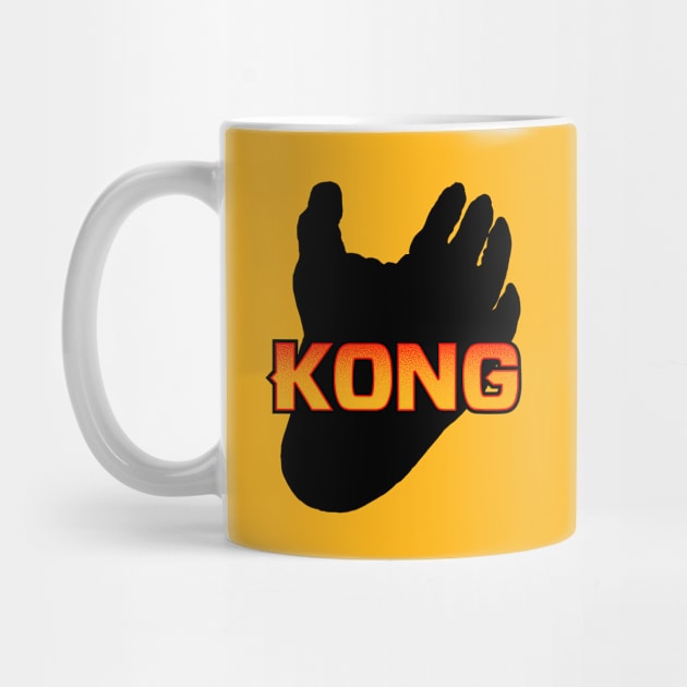 KONG FOOT & TEXT by ROBZILLA